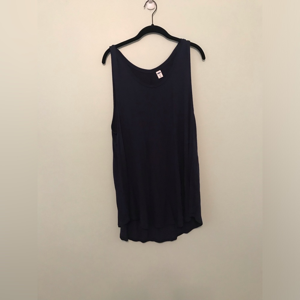 Old Navy Navy Blue long tank top
